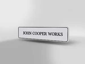 Model plate JOHN COOPER WORKS