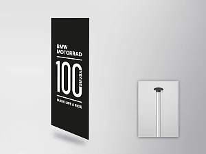 BMW Motorrad flag special edition 2023 (vertical)