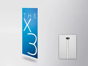 BMW THE X3 flag (vertical) (80515A498A1)