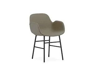 Armchair Form Full Upholstery Steel