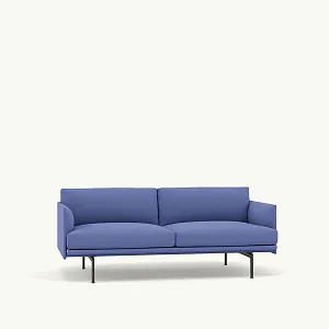 Sofa OUTLINE STUDIO 2 - seater 732 blue