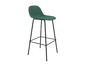 Bar Stool FIBER with Back -  fabric