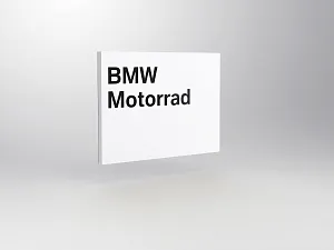 BMW Motorrad module M4, wallmounted <br />
B 1400 x H 1050 mm
