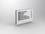 Front cover for directional sign small<br />
B 1000 x H 666 mm