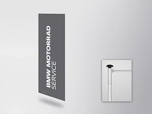 BMW Motorrad Service flag (horizontal) (80515A49753)