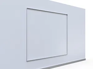 LED box, Edge-lit, Textile Frames 200x250 cm