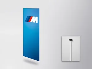 BMW M flag (vertical) (80515A498B7)