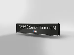 Model plate BMW 5 Series Touring M