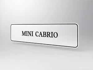 Model Plate MINI CABRIO