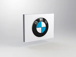 BMW brand module for pylon P4<br />
B 1400 x H 1050 mm