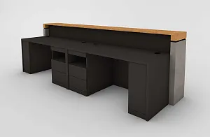Reception counter 2 workplaces