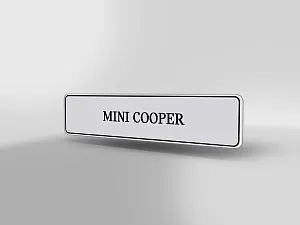 Model Plate MINI Cooper