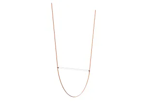 Pendant lamp WIRELINE single pink