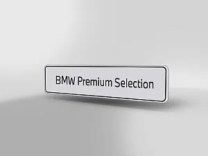 Model plate BMW Premium Selection