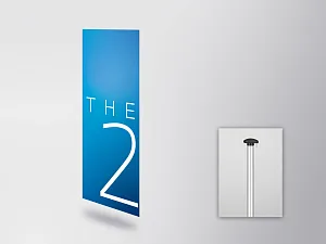 BMW The 2&nbsp;&nbsp; flag (vertical) (80515A497A4)