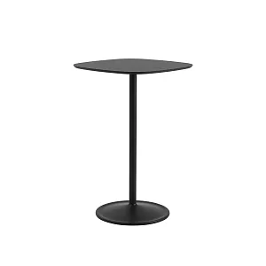 SOFT CAFE TABLE 70 x 70 x 105 cm black / Nanolaminate