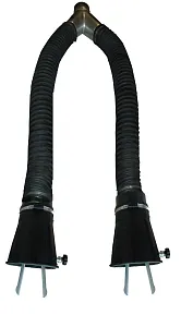 FILCAR Y-Set for double exhaust pipes with nozzles with internal grip FILCAR Y-Set for double exhaust pipes with nozzles with internal grip