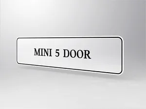 Model Plate MINI 5 DOOR