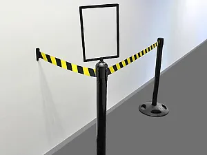 Barrier for High Voltage workspace