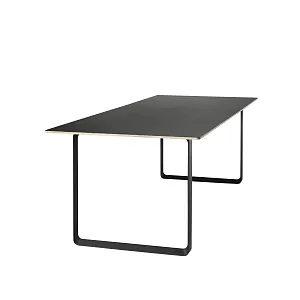 Wood Table 70/70 90 x 225 cm black / Nanolaminate