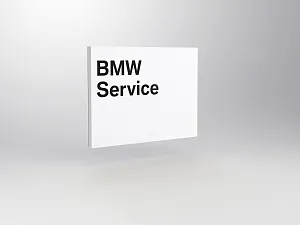 BMW Service module M4, wallmounted <br />
B 1400 x H 1050 mm