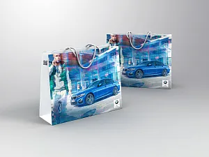 BMW Paper Carrier Bag Size M