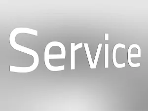 BMW Lettering “Service”, not illuminated E0+