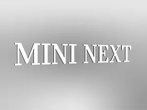 MINI Lettering "MINI NEXT", white, unlit, E1
