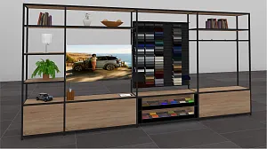 MINI Regal Sales gerade Variante wandmontiert 400mm