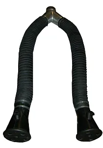 FILCAR Y-Set for double exhaust pipes with conical nozzles