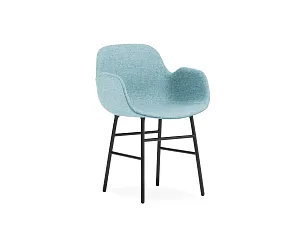 Armchair Form Full Upholstery Steel
