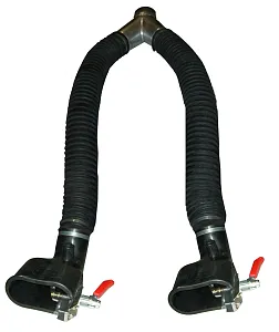 FILCAR Y-Set for double exhaust pipes with oval nozzles with grip