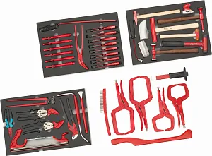 Body tool assortment - 44 pieces