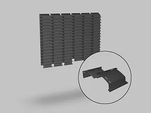 Set color sample carrier