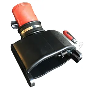 WORKY- Oval rubber nozzle with side clamp
