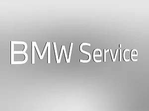 BMW Lettering "BMW Service", not illuminated, E1
