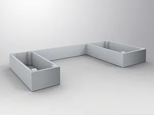 Plinth element for counter desk module (81880414519)