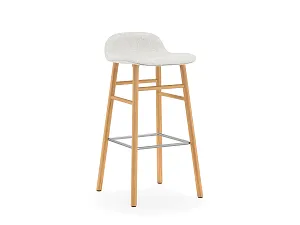 Barstool Form 75 cm Full Upholstery Oak