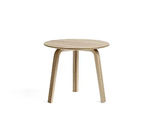 Coffee Table BELLA Oak Lacquered Ø45 X H39