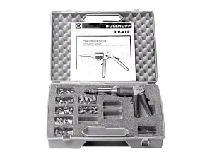 Riveting tool set