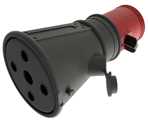 WORKY- Round rubber nozzle with closing membrane