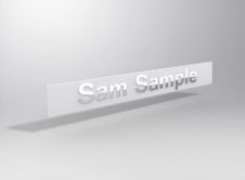 Dealername M4 for profile tube (per cm)