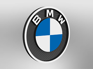 BMW logo size E3 wall mounted,  illuminated