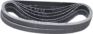 Abrasive belt set, 10 pcs