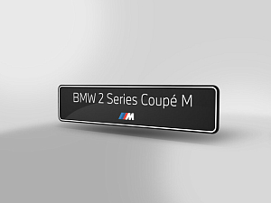 Model Plate BMW 2 Series Coupe M