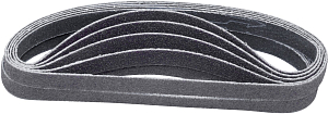Abrasive belt set, 10 pcs