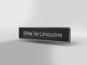 Typenschild BMW 7er Limousine