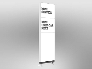Service pylon MINI Service exclusive & MINI Used Car exclusive within EEA P3 Service pylon MINI Service exclusive & MINI Used Car exclusive within EEA P3