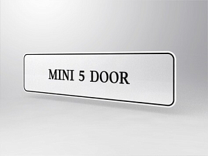 Model Plate MINI 5 DOOR