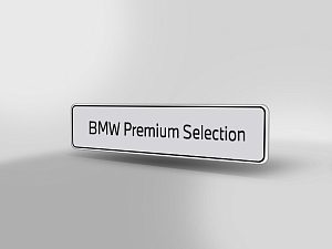 Model plate BMW Premium Selection